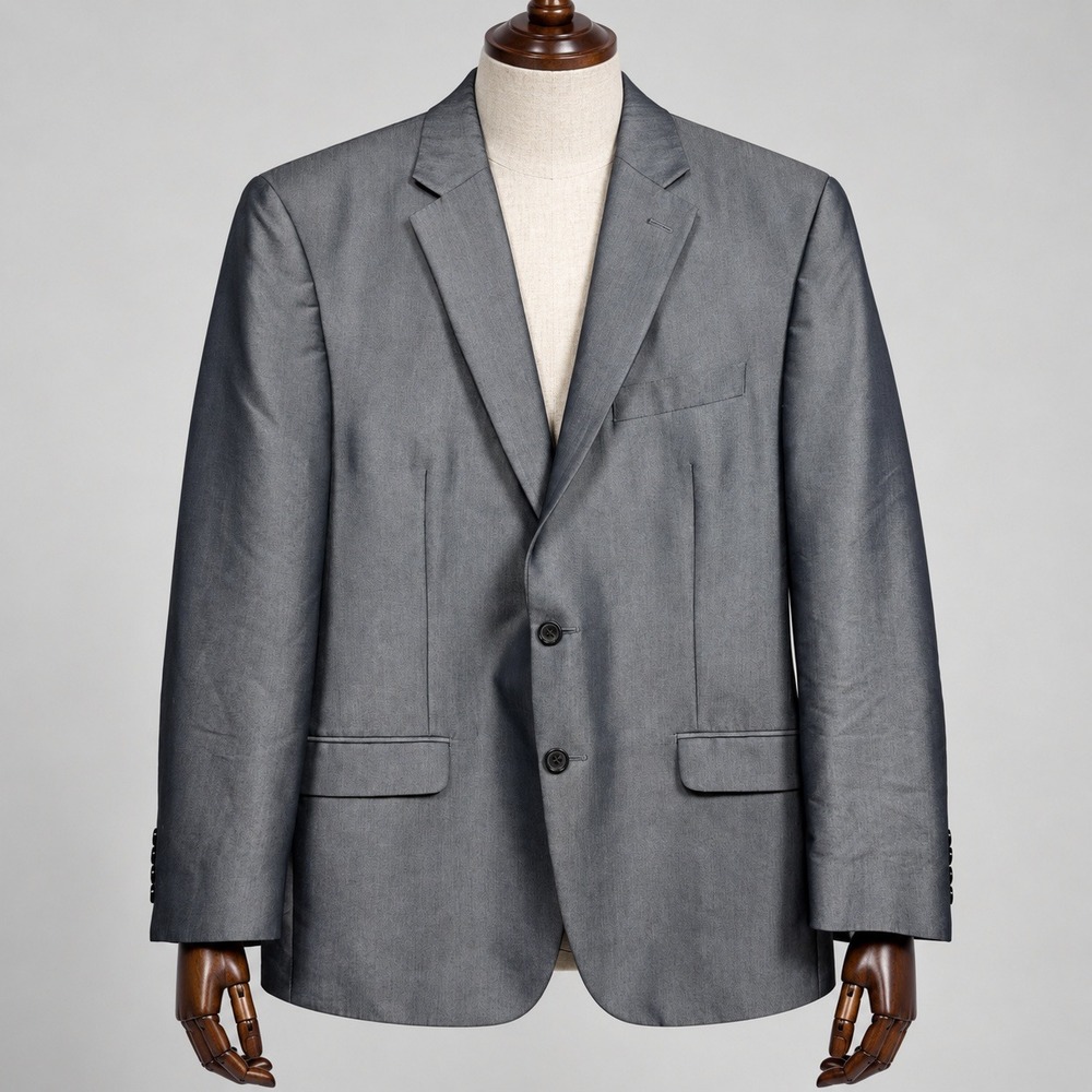 Lauren Ralph Lauren Mens Gray Two Button Blazer Suit Jacket 40R